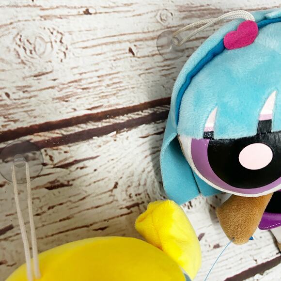 THE POWERPUFF GIRLS Blossom Buttercup Bubbles Bliss Hanging Plush - Picture 5 of 6